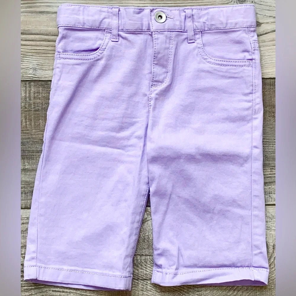 NWOT Children’s Place Skimmer Bermuda Black Shorts Bundle Lot Girls Size 8 Slim